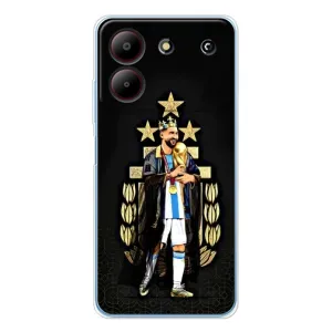 Чохли для ZTE Blade A54 (Leo чемпіон) (AlphaPrint) (Мессі Король)