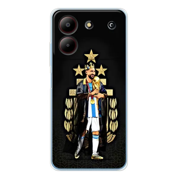 Чехол с принтом «Месси Король» для ZTE Blade A54 Чехол с принтом «Месси Король» для ZTE Blade A54