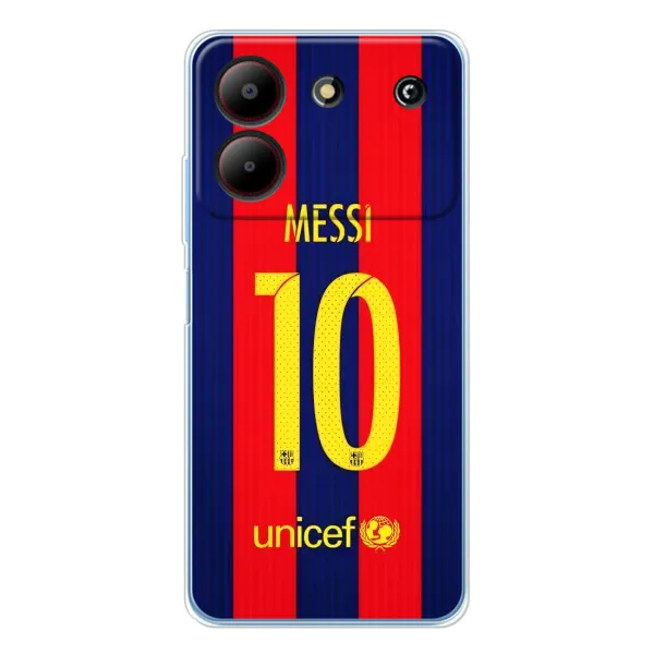 Чехол с принтом «Messi Barca 10» для ZTE Blade A54