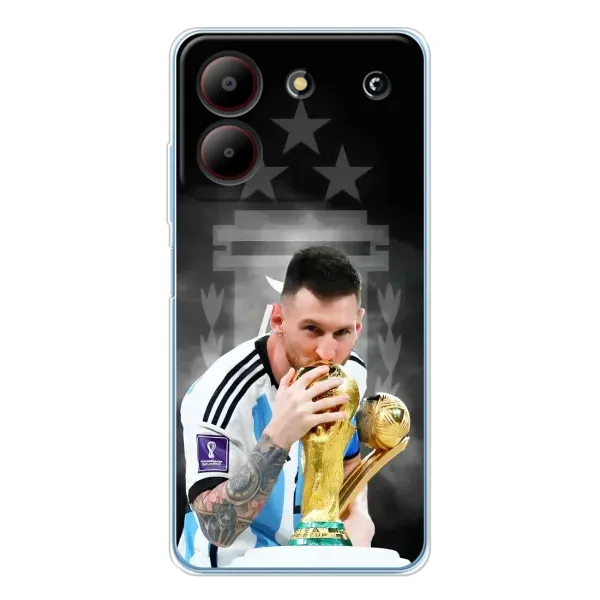 Чехол с принтом «Месси Чемпион» для ZTE Blade A54 Чехол с принтом «Месси Чемпион» для ZTE Blade A54