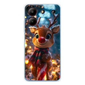 Чохол з принтом «Олень з шарфом» для ZTE Blade A54