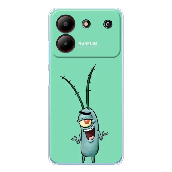 Чохол з принтом «Персонаж Планктон» для ZTE Blade A54