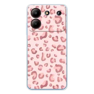 Чехол с принтом «Розовый леопард» для ZTE Blade A54