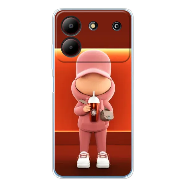 Чохол з принтом «З Кавою» для ZTE Blade A54 Чохол з принтом «З Кавою» для ZTE Blade A54