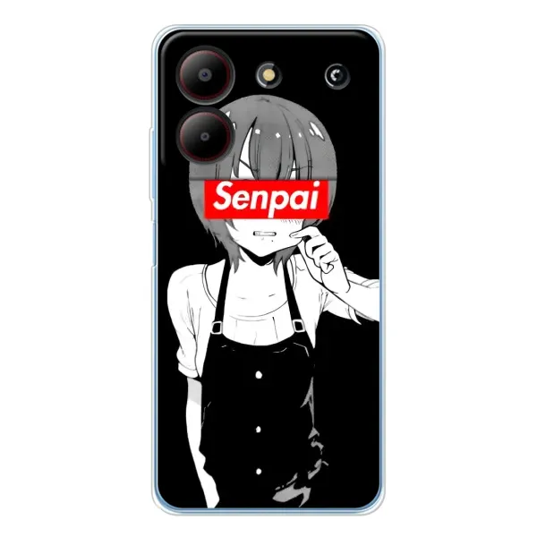 Чехол с принтом «Senpai» для ZTE Blade A54