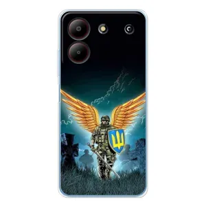 Чехлы с картинкой ЗСУ для ZTE Blade A54 (AlphaPrint) (Солдат ЗСУ)