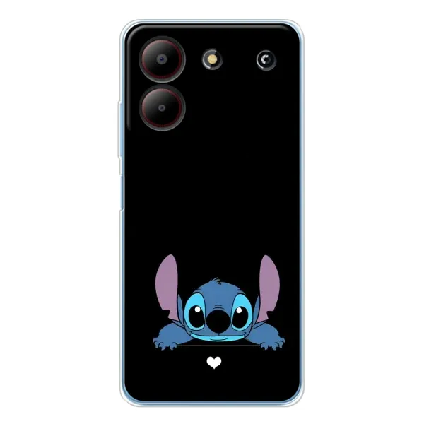 Чохол з принтом «Стіч на чорному» для ZTE Blade A54