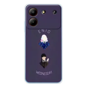 Чохли Венсдей на ZTE Blade A54 Уенсдей (AlphaPrint) (Венздей і подруга)