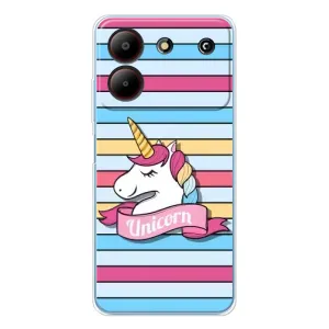 Чехол для ЗТЕ Блейд А54 - (Единорожки - Новинки) (AlphaPrint) (Unicorn)