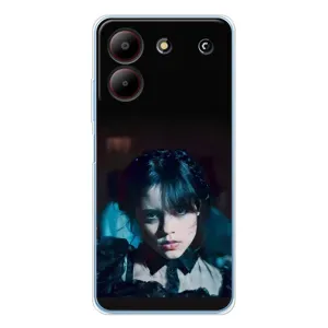 Чохли Венсдей на ZTE Blade A54 Уенсдей (AlphaPrint) (погляд Венздей)
