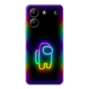 Чохли Амонг Ас для ZTE Blade A54 (AlphaPrint) (Яскравий скін)