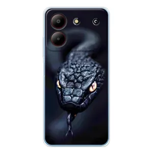 Чохол з принтом «Чорна змія» для ZTE Blade A54
