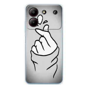 Чехол с принтом «Значок Love» для ZTE Blade A54