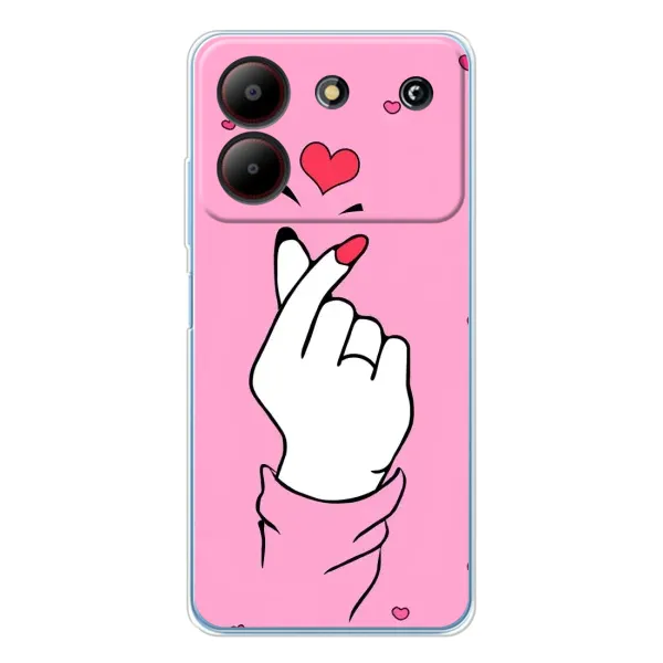 Чехол с принтом «Знак Love» для ZTE Blade A54 Чехол с принтом «Знак Love» для ZTE Blade A54