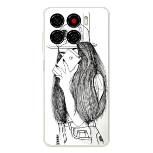 Чехол с принтом «Фото девочки» для ZTE Blade A56