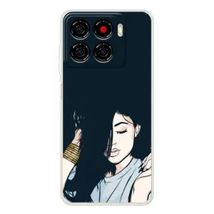Чехол с печатью для ZTE Blade A56 - (Мода) (AlphaPrint)