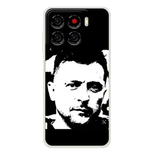 Чехол для ZTE Blade A56 (AlphaPrint - с принтом Зеленского)
