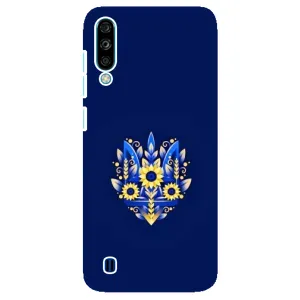 Чехлы для ZTE Blade A7 (2020)  Укр. Символика (AlphaPrint) (Цветочный Герб)