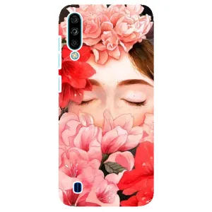 Чехлы (ART) Цветы на ZTE Blade A7 (2020) (VPrint) (Глаза в цветах)