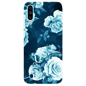 Чехлы (ART) Цветы на ZTE Blade A7 (2020) (VPrint) (Голубые Бутоны)