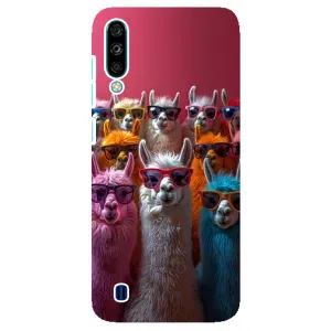 Чохол з принтом стильні тварини для ZTE Blade A7 (2020) (Лами в окулярах)