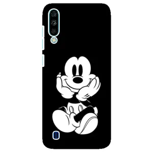 Міккі Маус чохол для ZTE Blade A7 (2020) (AlphaPrint - Мультяшні) (Маус на чорному)
