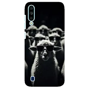Чохол з принтом стильні тварини для ZTE Blade A7 (2020) (Овечка в окулярах)