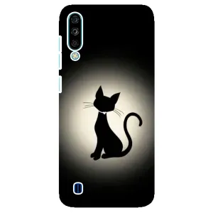Чохол з принтом для ZTE Blade A7 (2020) (AlphaPrint) Модні коти (Силует котика)