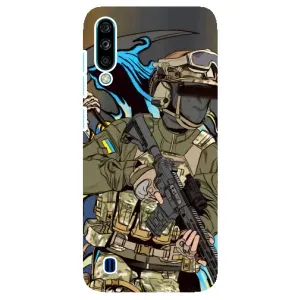 Чехлы с картинкой ЗСУ для ZTE Blade A7 (2020) (AlphaPrint) (Воин ВСУ)