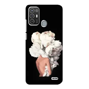 Чехлы (ART) Цветы на ZTE Blade A72 (VPrint)
