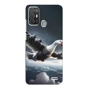Чохол з мемом Тралалело тралала на ZTE Blade A72 (Бомбардіні гусіні)