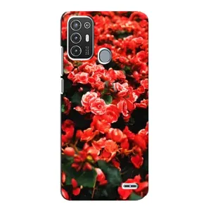 Чехол с принтом «Цветы красные» для ZTE Blade A72