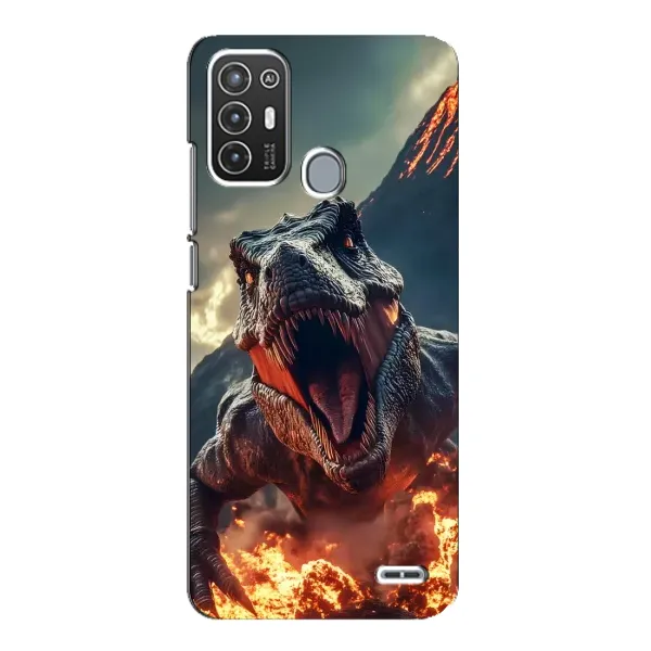 Чохол з принтом «Вогняний динозавр» для ZTE Blade A72 Чохол з принтом «Вогняний динозавр» для ZTE Blade A72