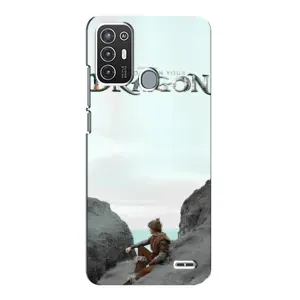 Чохол як приборкати дракона на ZTE Blade A72 (Дракон лого)