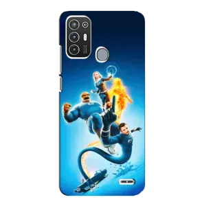 Чохол з принтом Фантастична четвірка для ZTE Blade A72 (Герої Фантастична Четвірка)