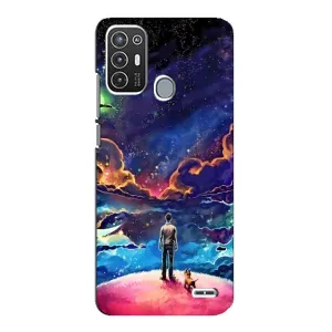 Чехол с принтом «Галактический вид» для ZTE Blade A72