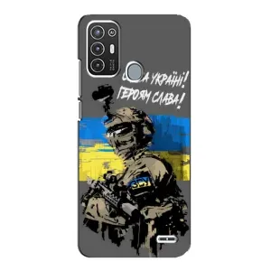 Чехлы с картинкой ЗСУ для ZTE Blade A72 (AlphaPrint) (Героям Слава)