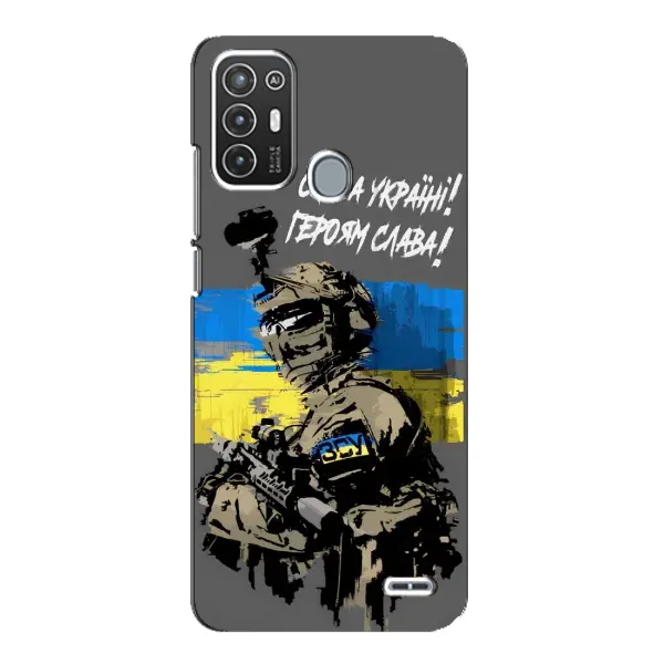 Чехол с принтом «Героям Слава» для ZTE Blade A72 Чехол с принтом «Героям Слава» для ZTE Blade A72