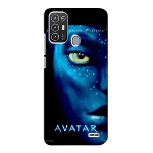 Чехол с принтом «глаз Аватара» для ZTE Blade A72