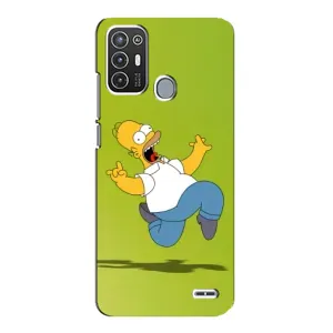 Чjхол з Сімпсонами для ZTE Blade A72 (VPrint) (Гомер Сімпсон)