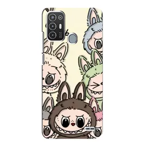Чохол з Лабубу на ZTE Blade A72 (Золота мавпа Bored Ape)