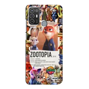 Чохол Зоотрополіс на ZTE Blade A72 (Постер Зоотрополіс)