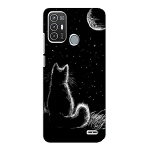 Чохол з принтом для ZTE Blade A72 (AlphaPrint) Модні коти