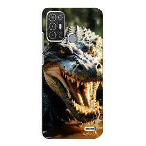 Чохол з картинкою 'Хижаки' для ZTE Blade A72 (Небезпечний крокодил)