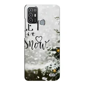 Новорічні, Святкові Чохли для ZTE Blade A72 - 2024 год (Let it snow)