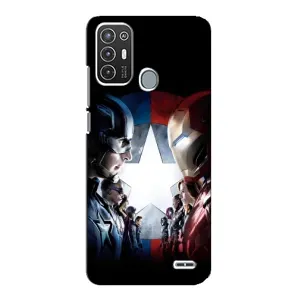 Чохол з принтом «Марвел стайл» для ZTE Blade A72