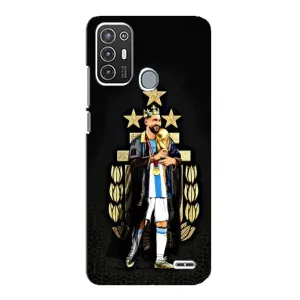 Чохли для ZTE Blade A72 (Leo чемпіон) (AlphaPrint) (Мессі Король)