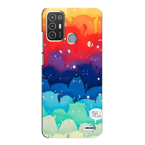 Чехол с принтом «Mew» для ZTE Blade A72