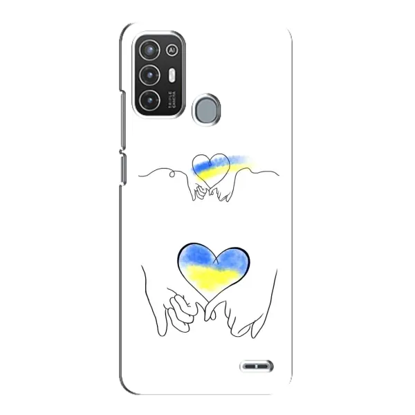 Чохол з принтом «Мир Україні» для ZTE Blade A72 Чохол з принтом «Мир Україні» для ZTE Blade A72