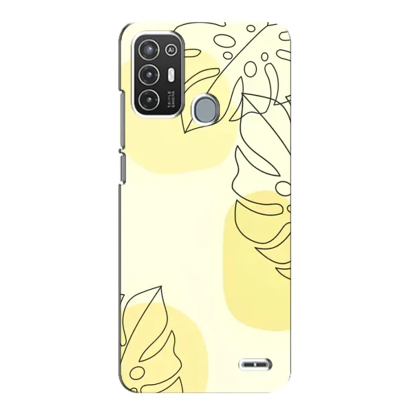 Чохол з принтом «Жовта монстера арт» для ZTE Blade A72
